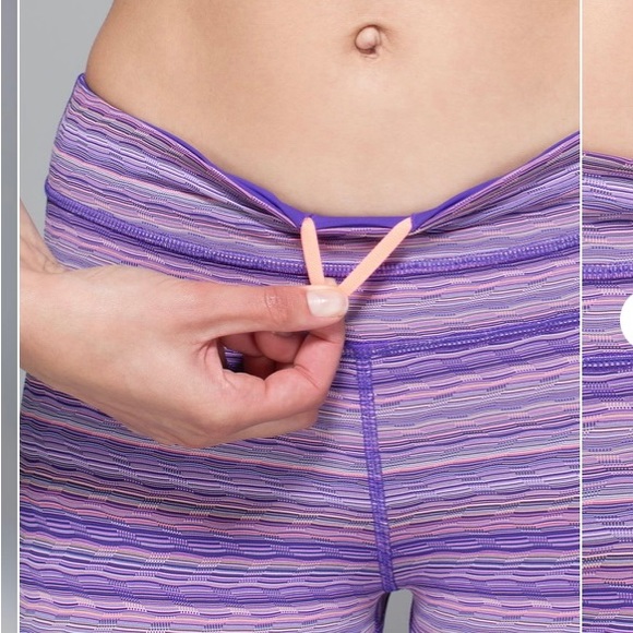 Lululemon Run: Inspire Crop II *All Luxtreme Space Dye Twist Iris Flower Pink - Picture 5 of 17